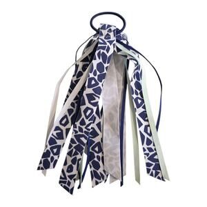 Gymboree Girls Blue Green Safari Ponytail Streamer Giraffe Chongo